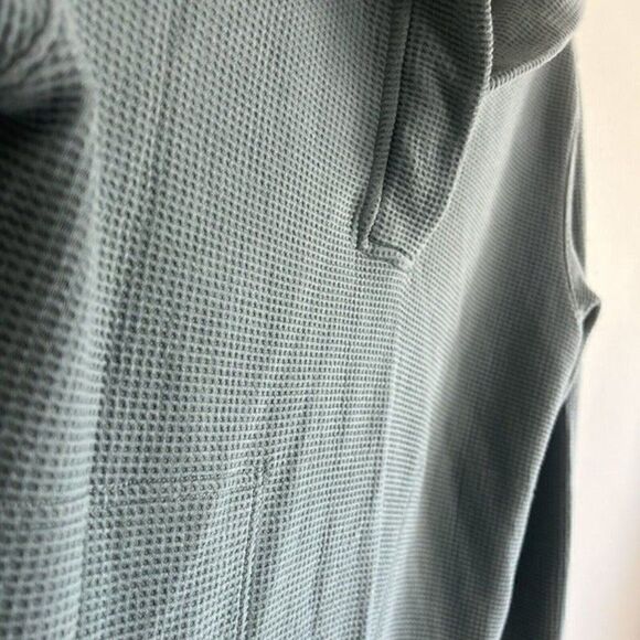 Athleta Women’s Hooded Coaster Luxe Tencel Waffle Knit Pullover Top Size Small - Picture 6 of 12